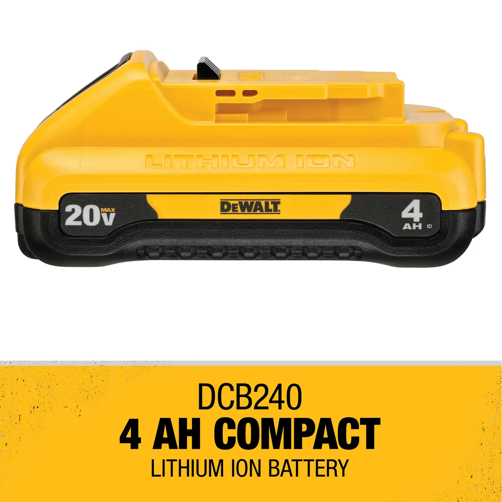 Yellow and black graphic showing a battery icon and three bars, with the text 'FUEL GAUGE' below, representing a battery fuel gauge indicator.
