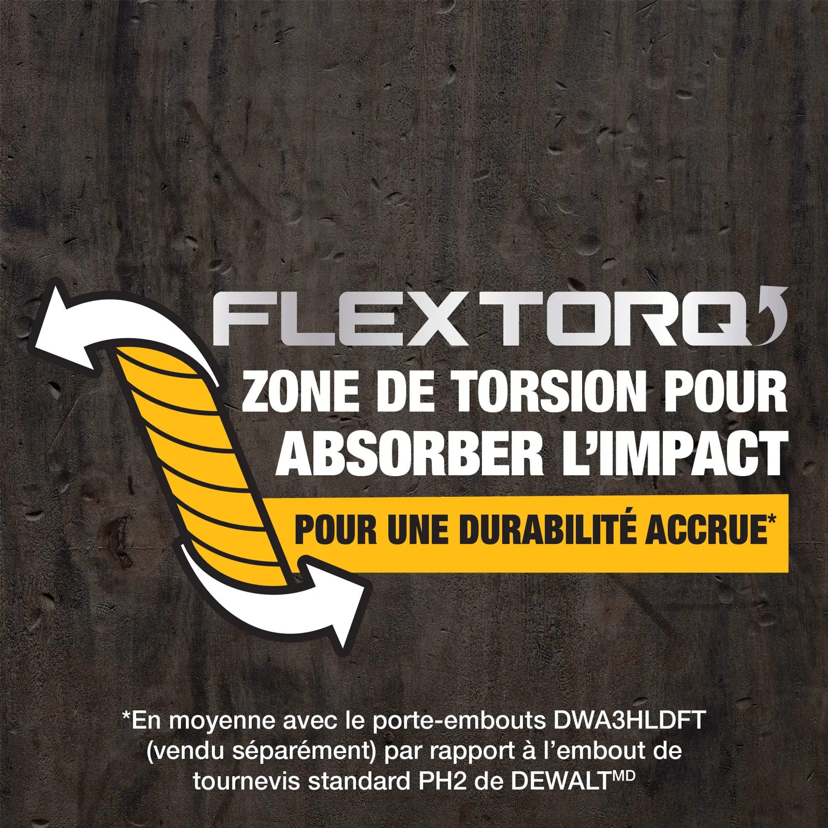 DEWALT(R) FLEXTORQ(R) Bit DWAF1PH2IR10; Bit geometry PH2