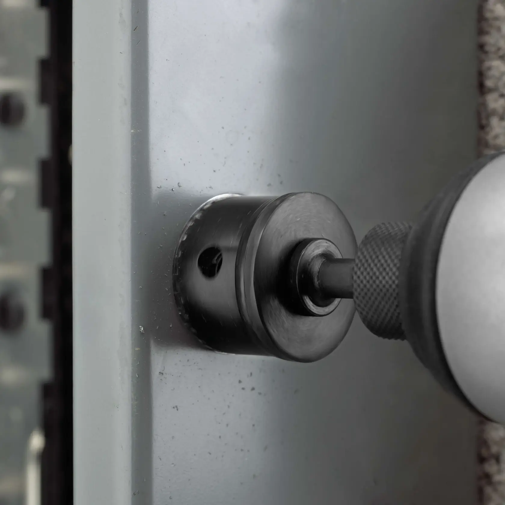 DEWALT hole saw drill bit with hex shank, ideal for metal drilling. The product is shown against a white background with 'Ideal For Metal Drilling' text displayed below.