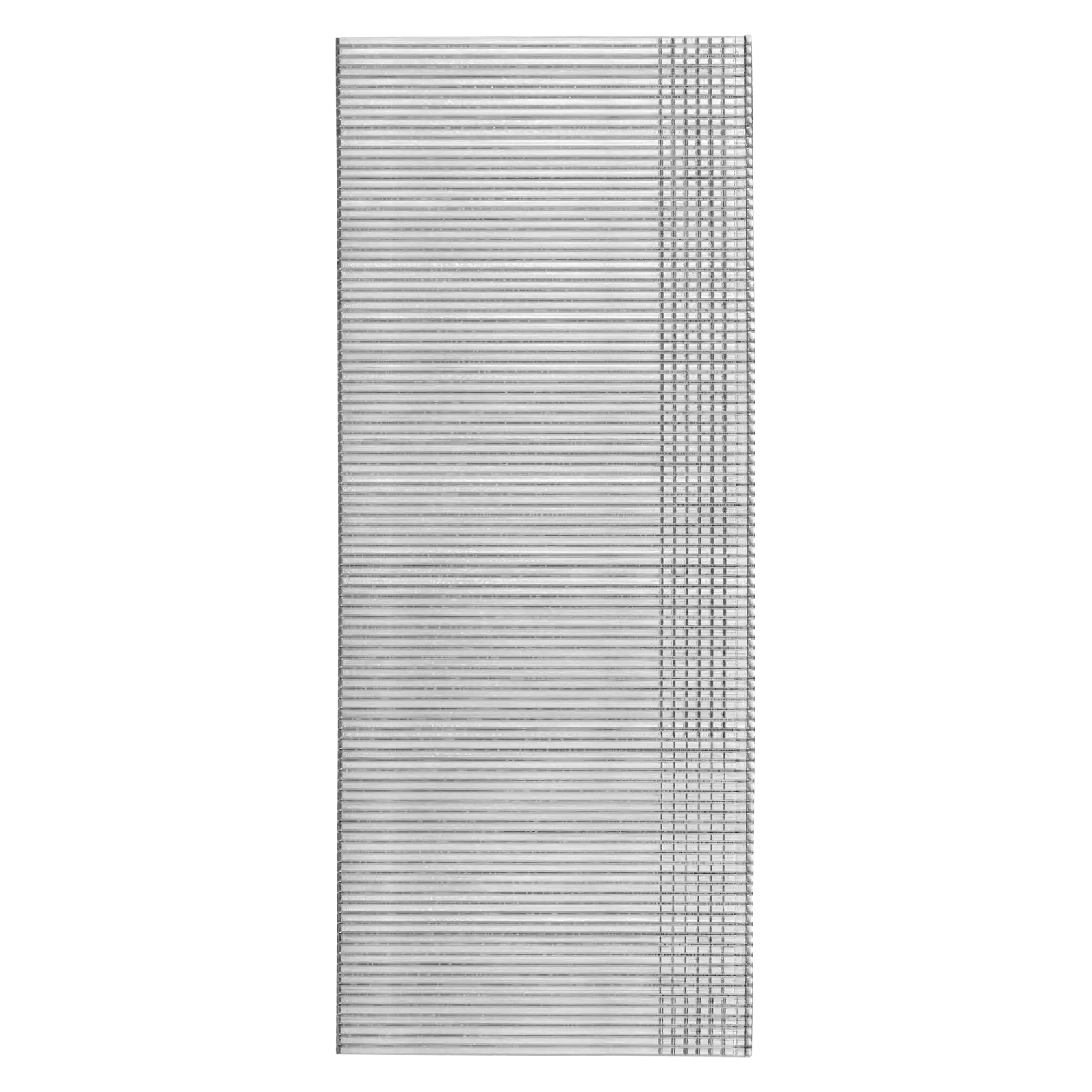 A bundle of silver-colored brad nails arranged in neat rows, suitable for use in nail guns.
