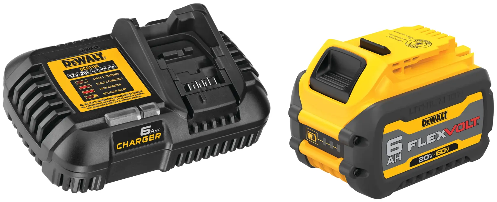 20 Volt to 60 Volt 6 AMP hours Lithium-Ion Battery Kit