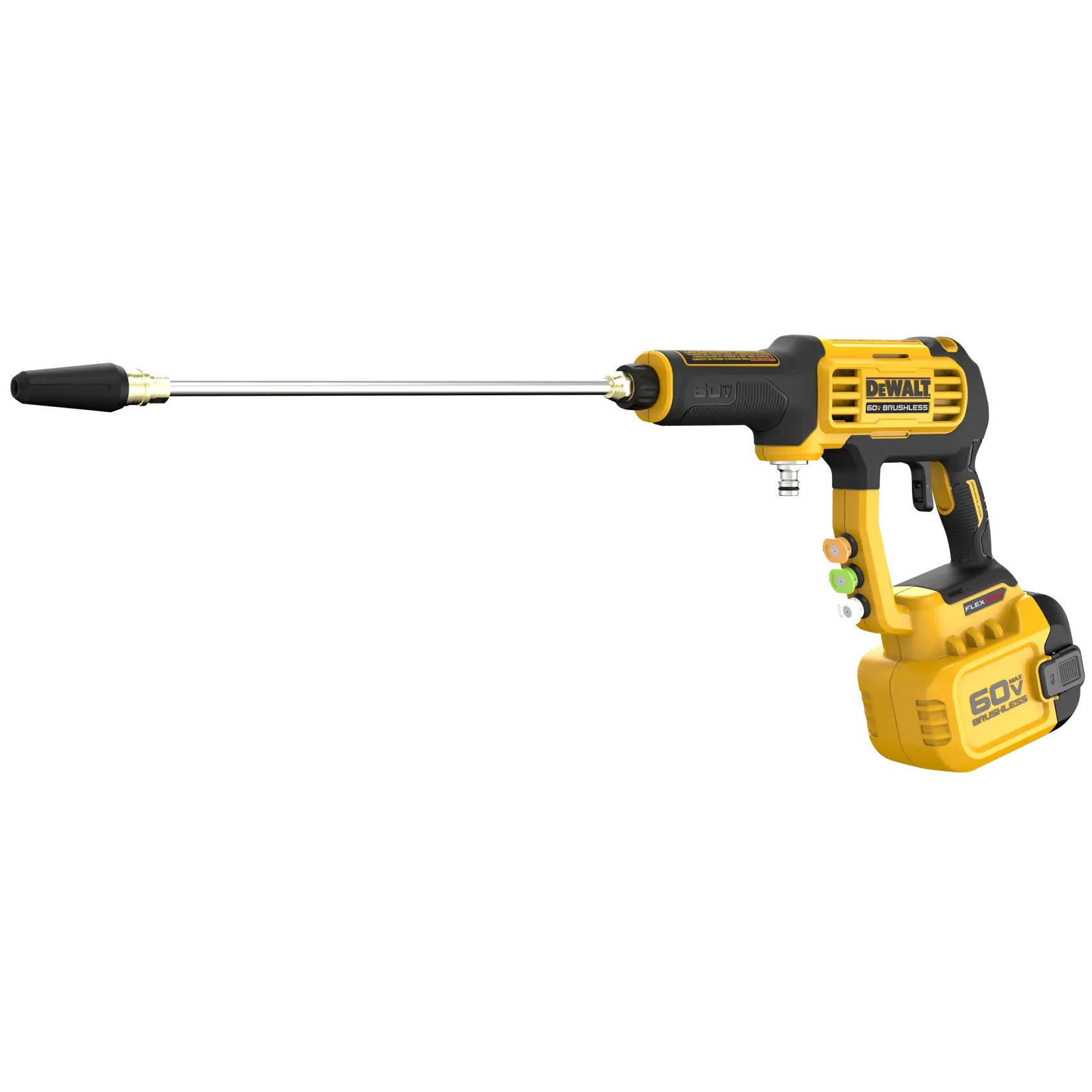 DEWALT 60V MAX* POWER CLEANER BARE FRONT 3/4 ANGLE