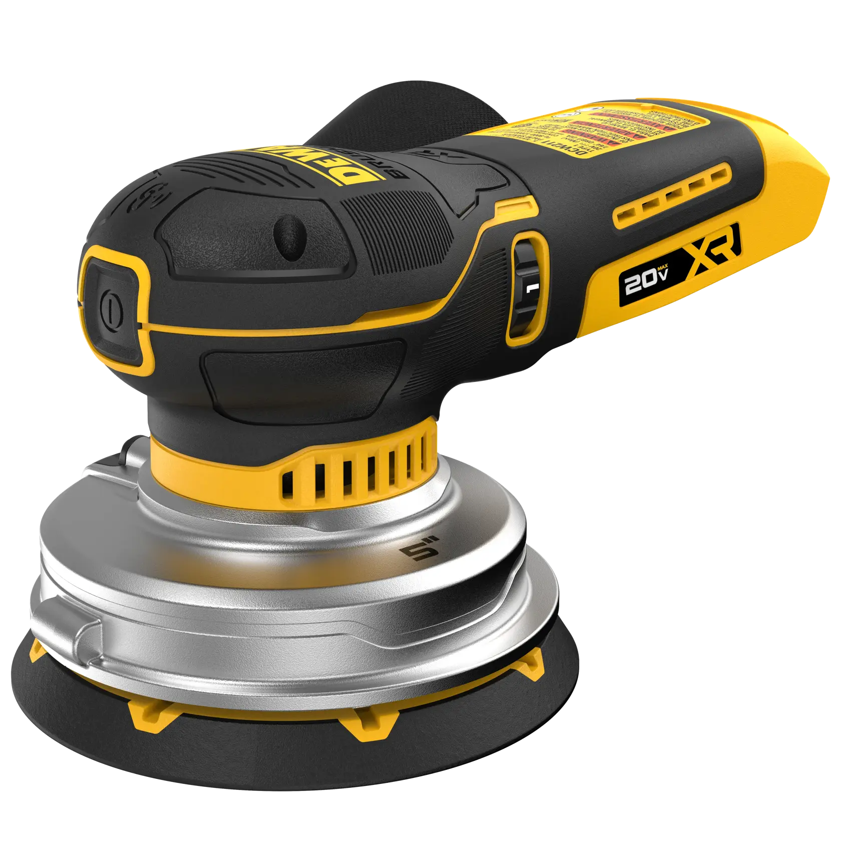 Ponceuse sans fil DEWALT 20V XR pour finition de surface bois et résultats lisses.