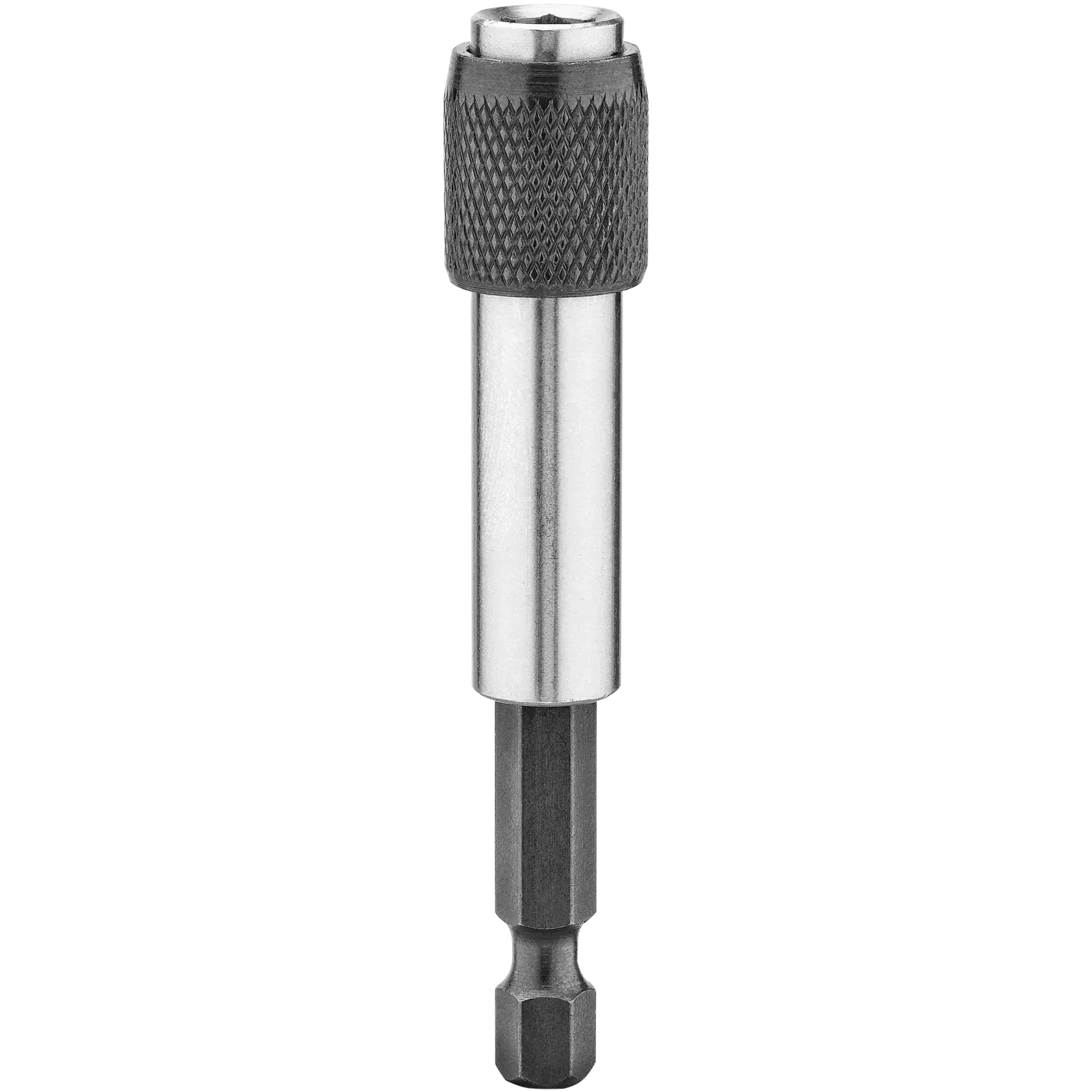 A DEWALT magnetic bit holder, used for securing screwdriver bits in power drills or drivers.