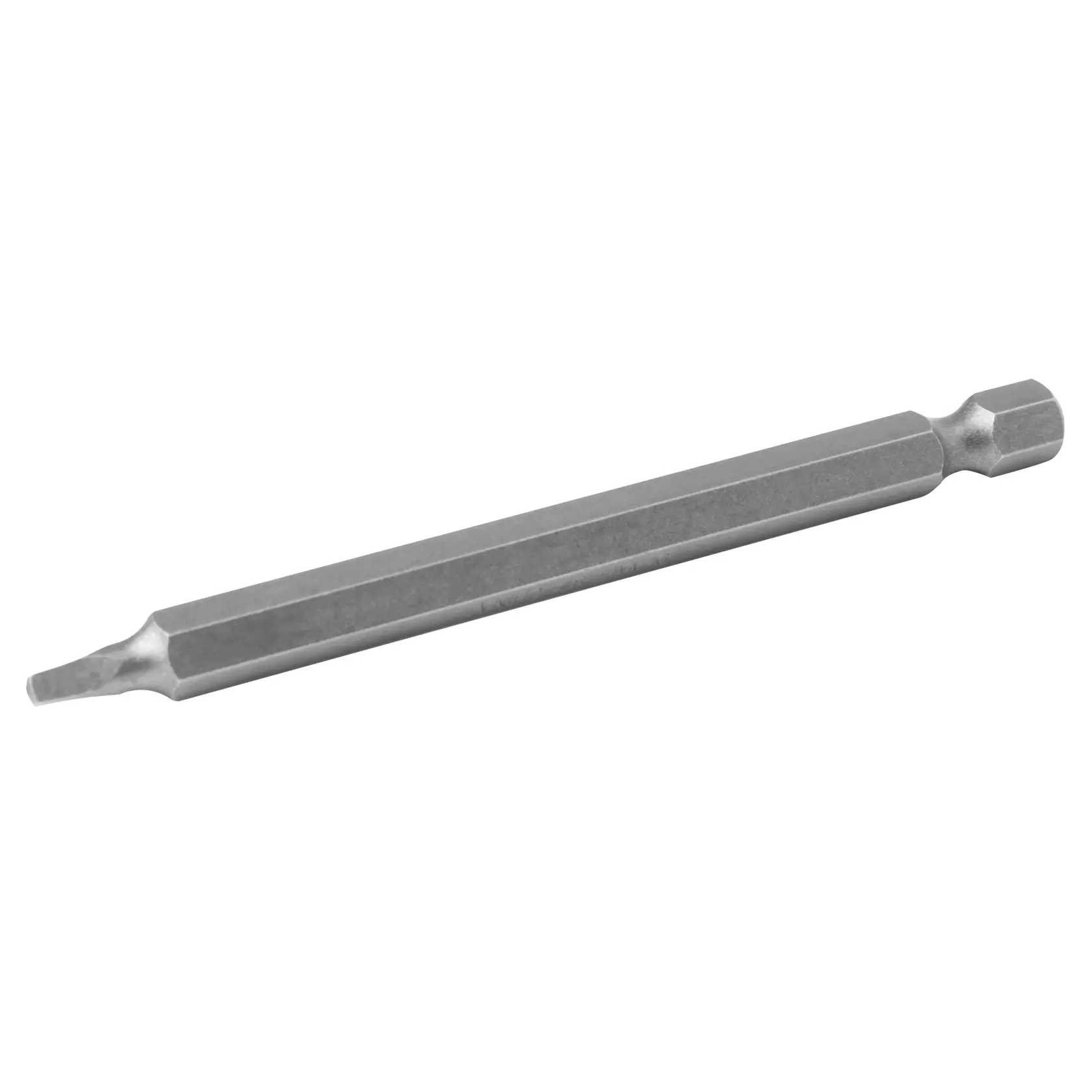 A single DEWALT DW2231 double-ended screwdriver bit with a hexagonal shaft and two flathead tips, displayed on a white background.