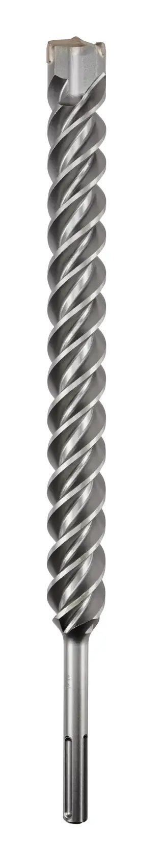 A single masonry drill bit with a spiral flute and carbide tip, used for drilling into concrete or stone surfaces.
