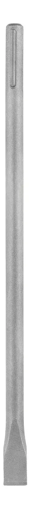 A straight metal SDS Max shank cold chisel, approximately 1 inch wide and 18 inches long, designed for use with power tools for heavy-duty chiseling tasks.