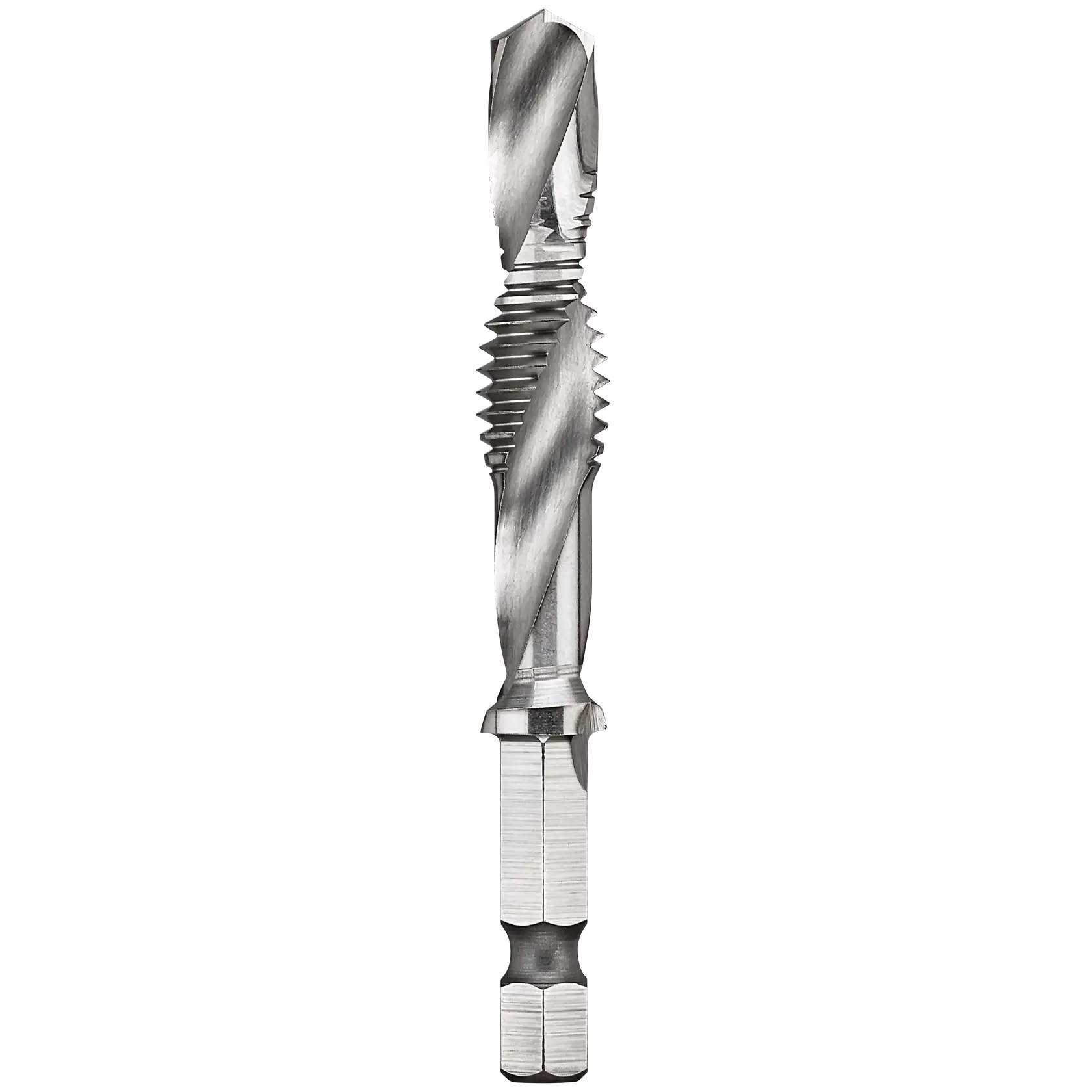 Impact Ready 16 U N C Drill Tap one quarter inch Capacity.