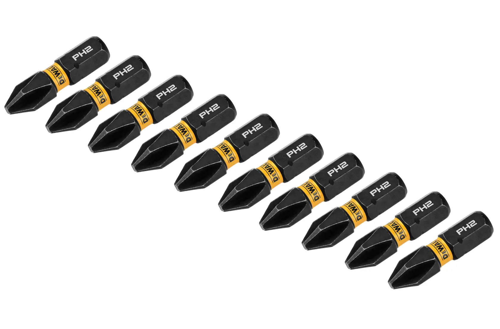 DEWALT FLEXTORQ BITS LARGE SET angled view