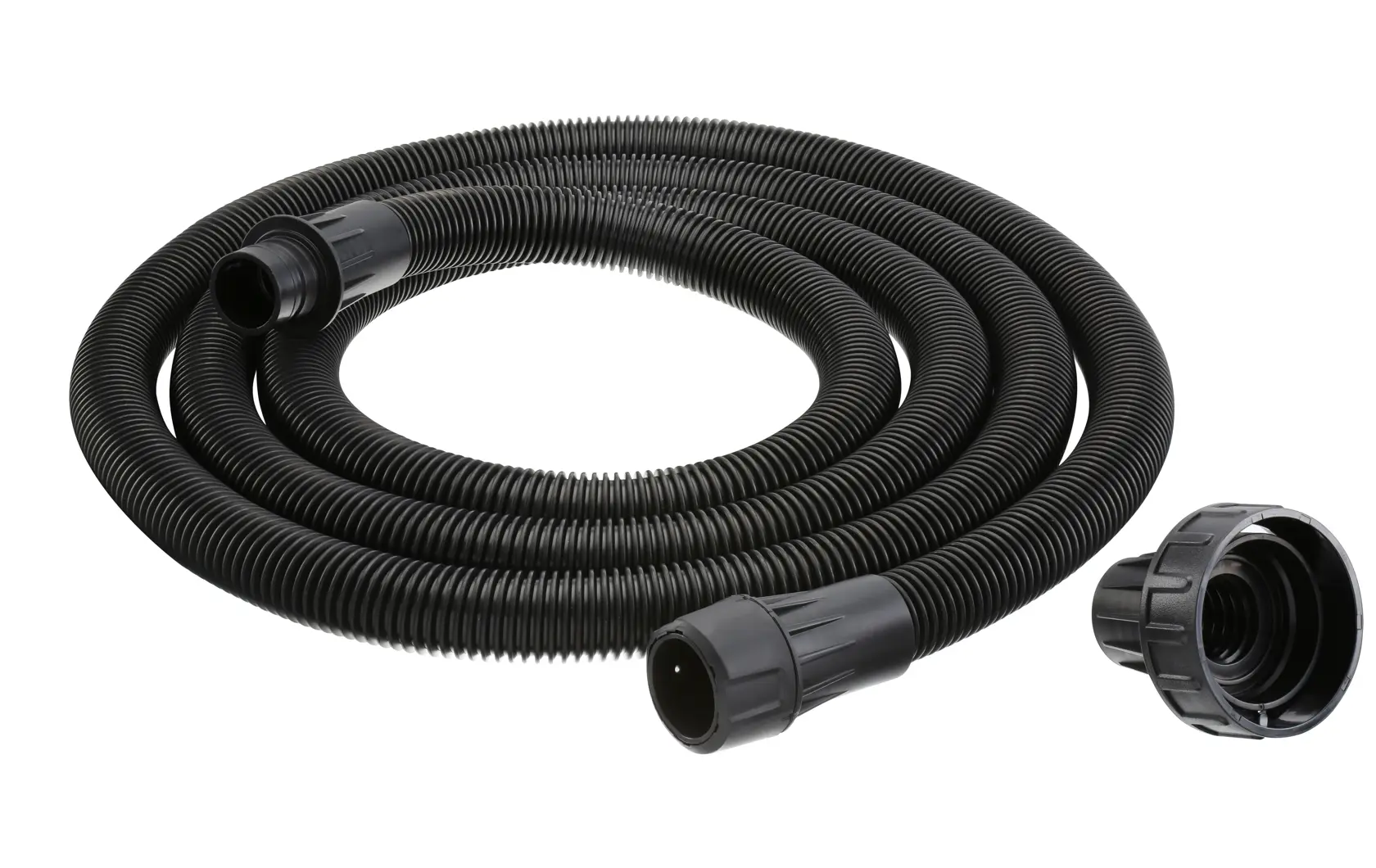 DEWALT hose for photography, SKUs DWV9316-XJ, DWV9316. Flexible black with connectors.
